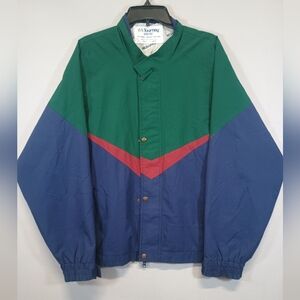 Tourney Gore-Tex Men’s XL Vintage Colorblock Waterproof Jacket